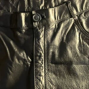 Alan Michaels leather jeans size 34 men’s